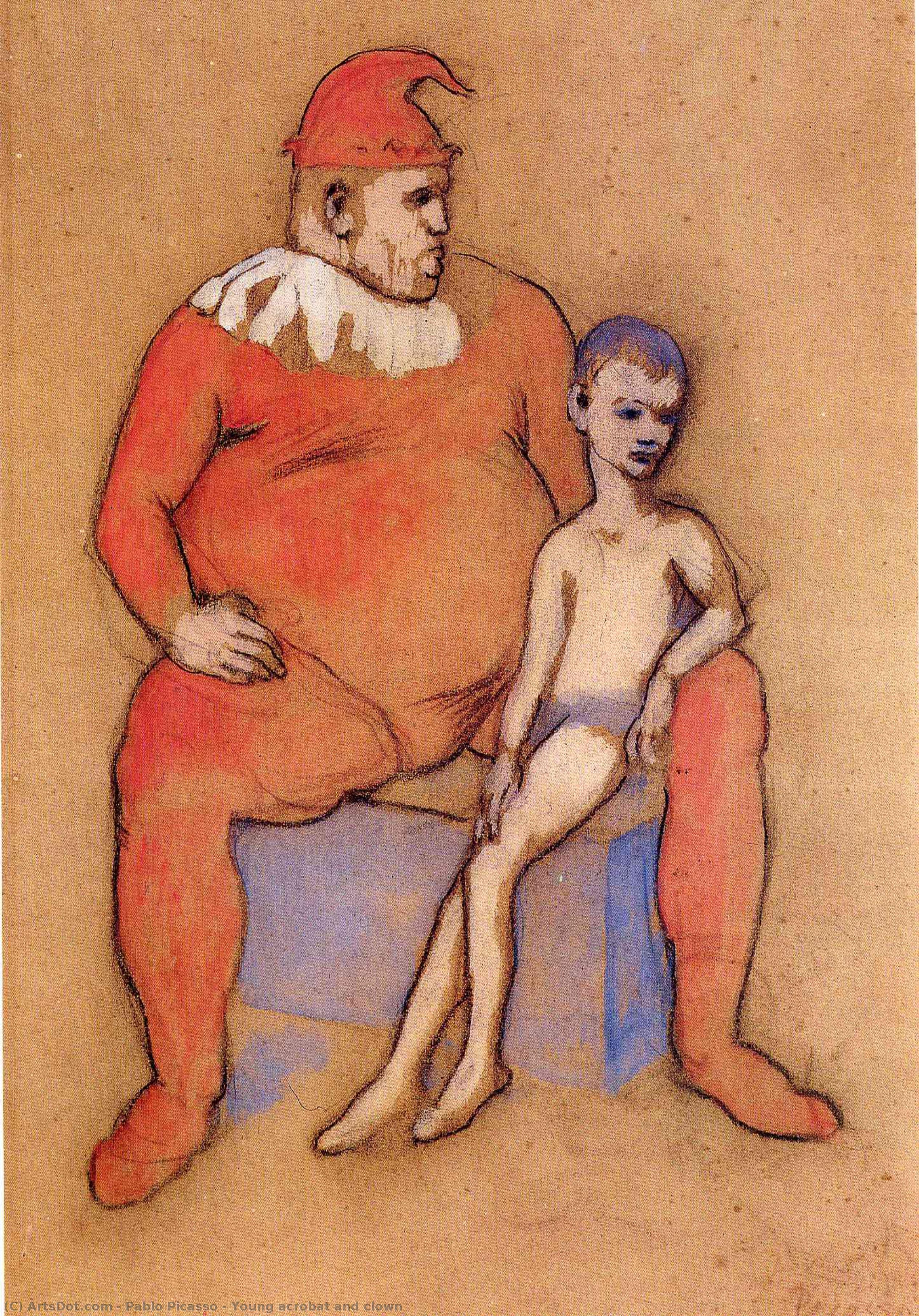Young Acrobat And Clown — Pablo Picasso