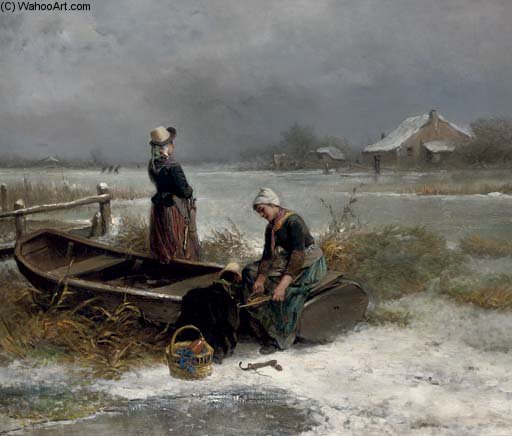 Pulling On The Ice Skates — Johan Mari Henri Ten Kate