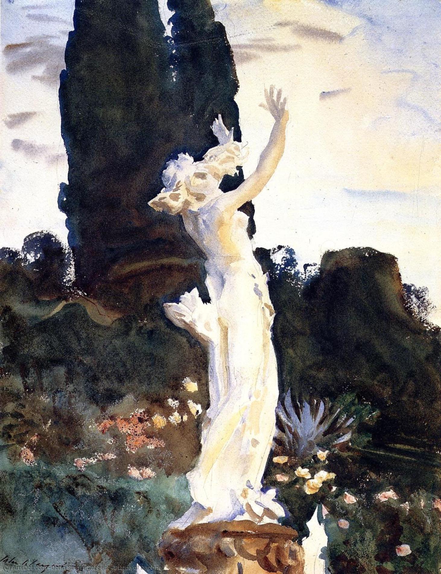 Statue Von Daphne — John Singer Sargent