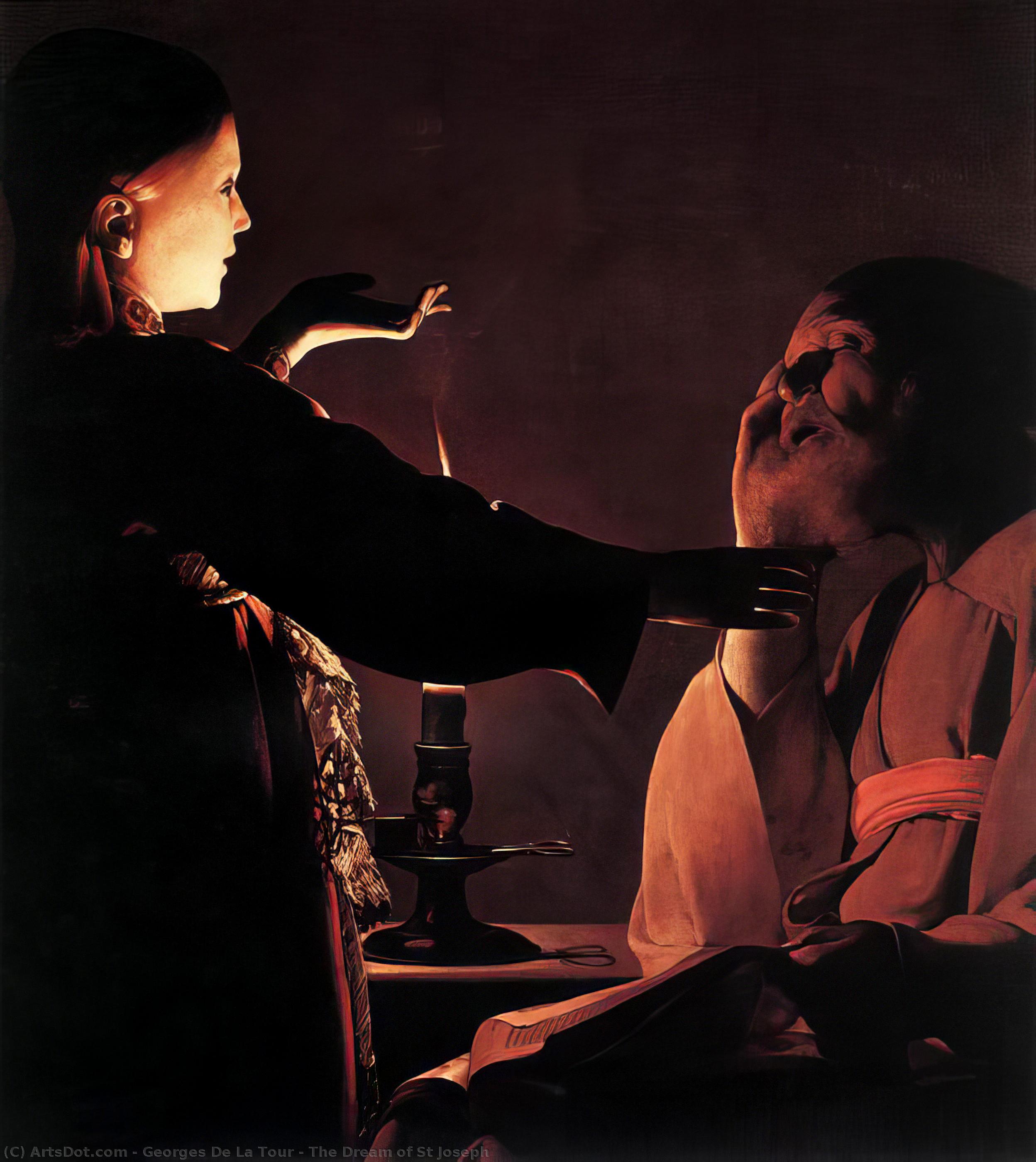 Snění Svatého Josefa — Georges De La Tour