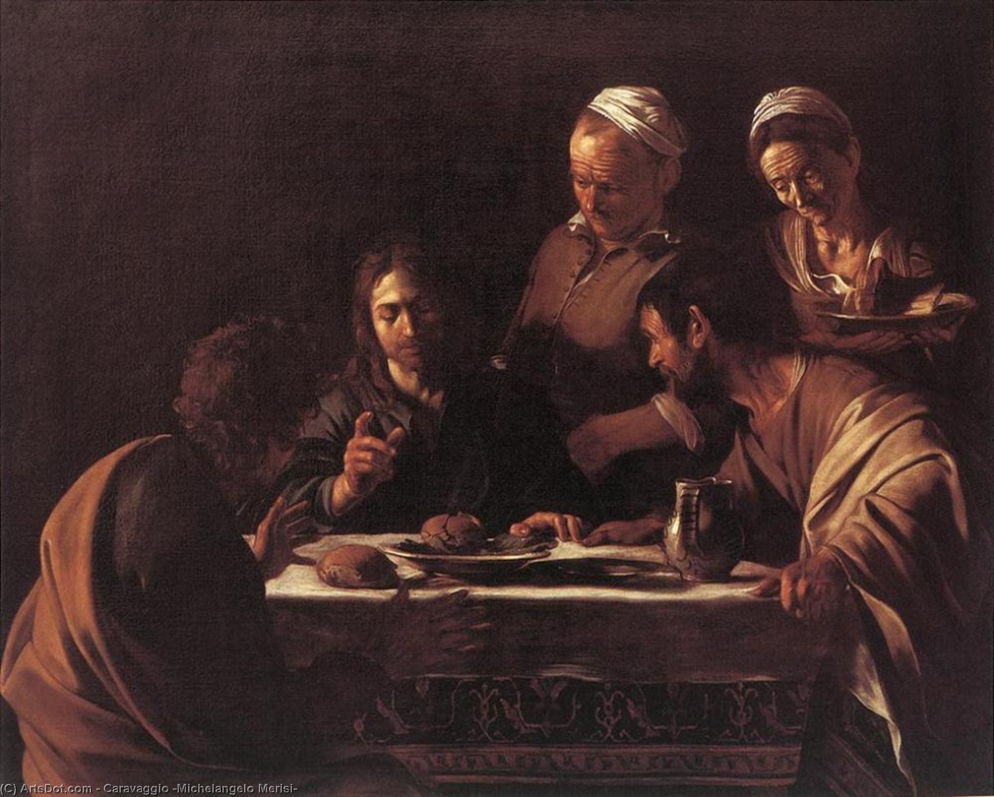 Senabend Emmaus — Caravaggio