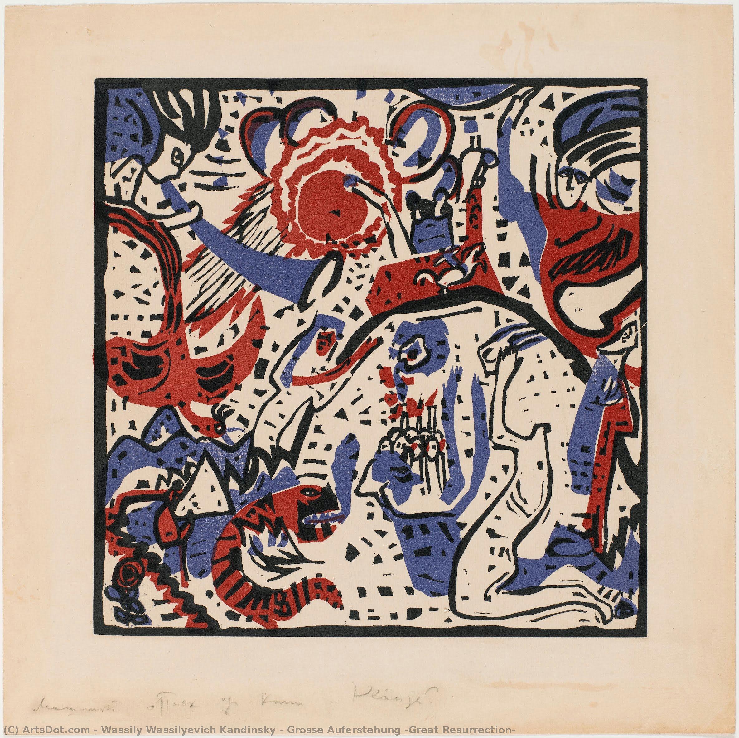 Grosse Auferstehung (great Resurrection) — Wassily Wassilyevich Kandinsky