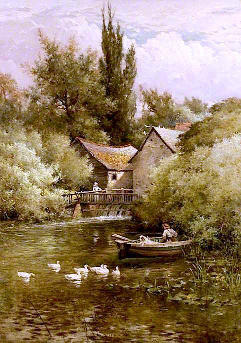 Flatford Mill, Suffolk — Ferdinand E Gröne
