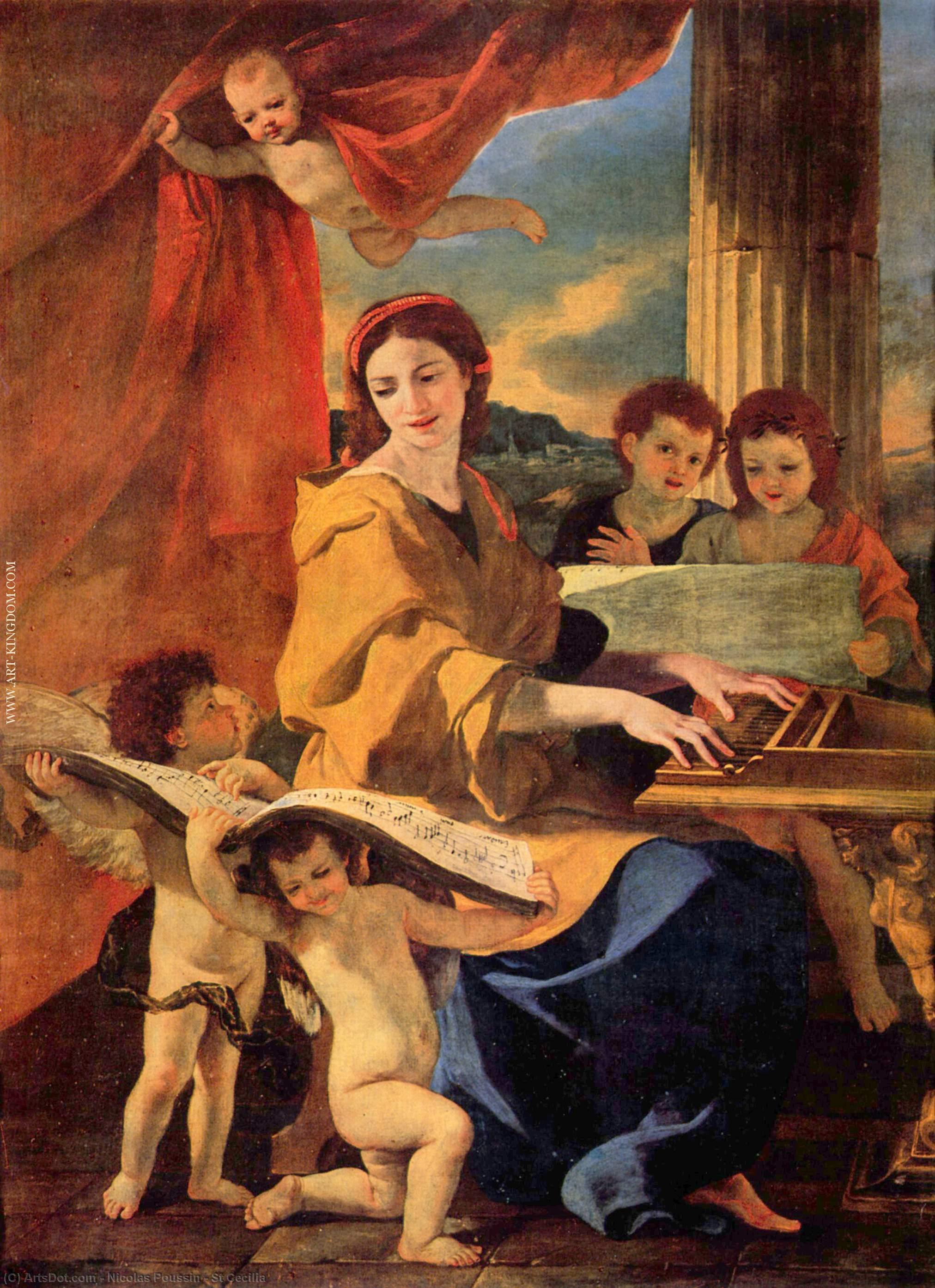 Santa Cecília — Nicolas Poussin
