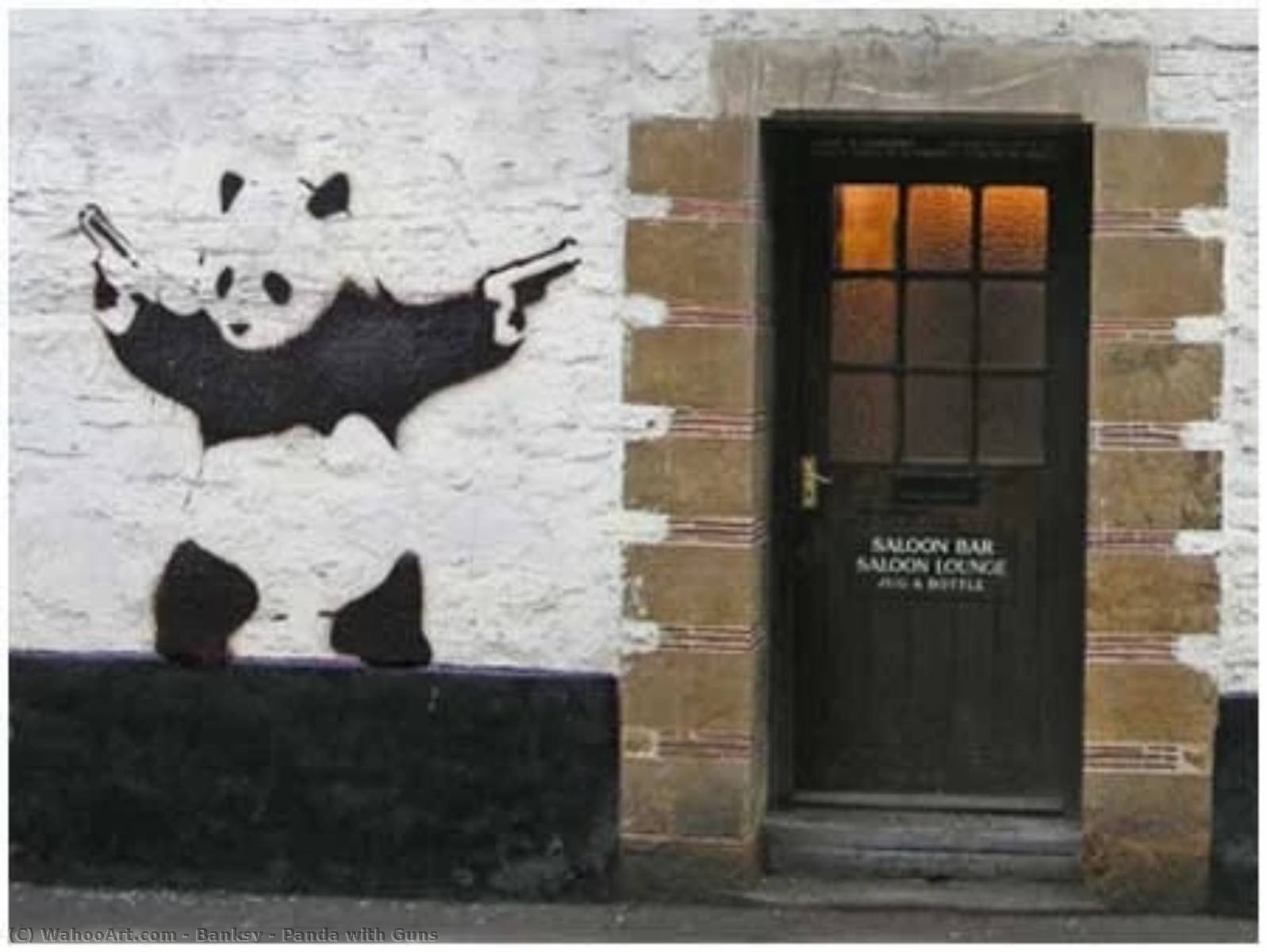 Panda Con Armas — Banksy