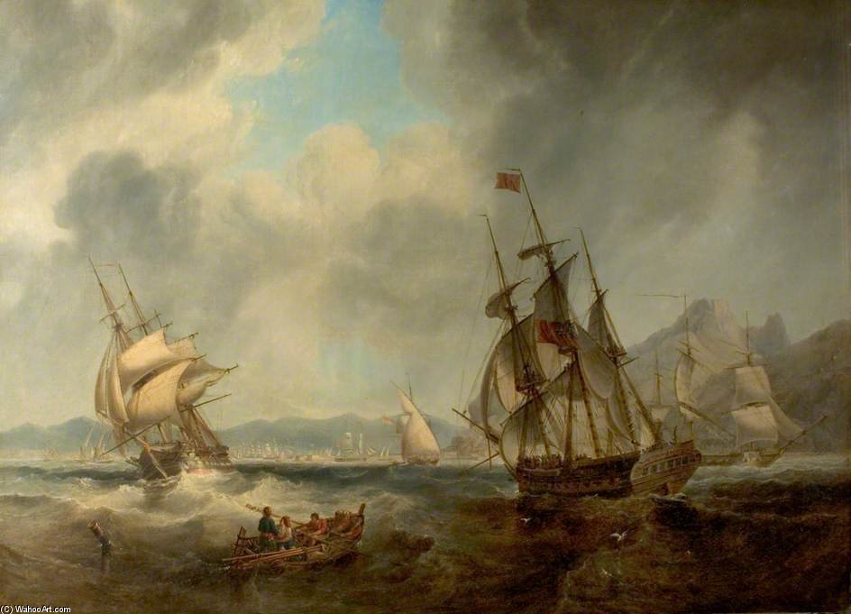 Scene In The Mediterranean — John Wilson Carmichael
