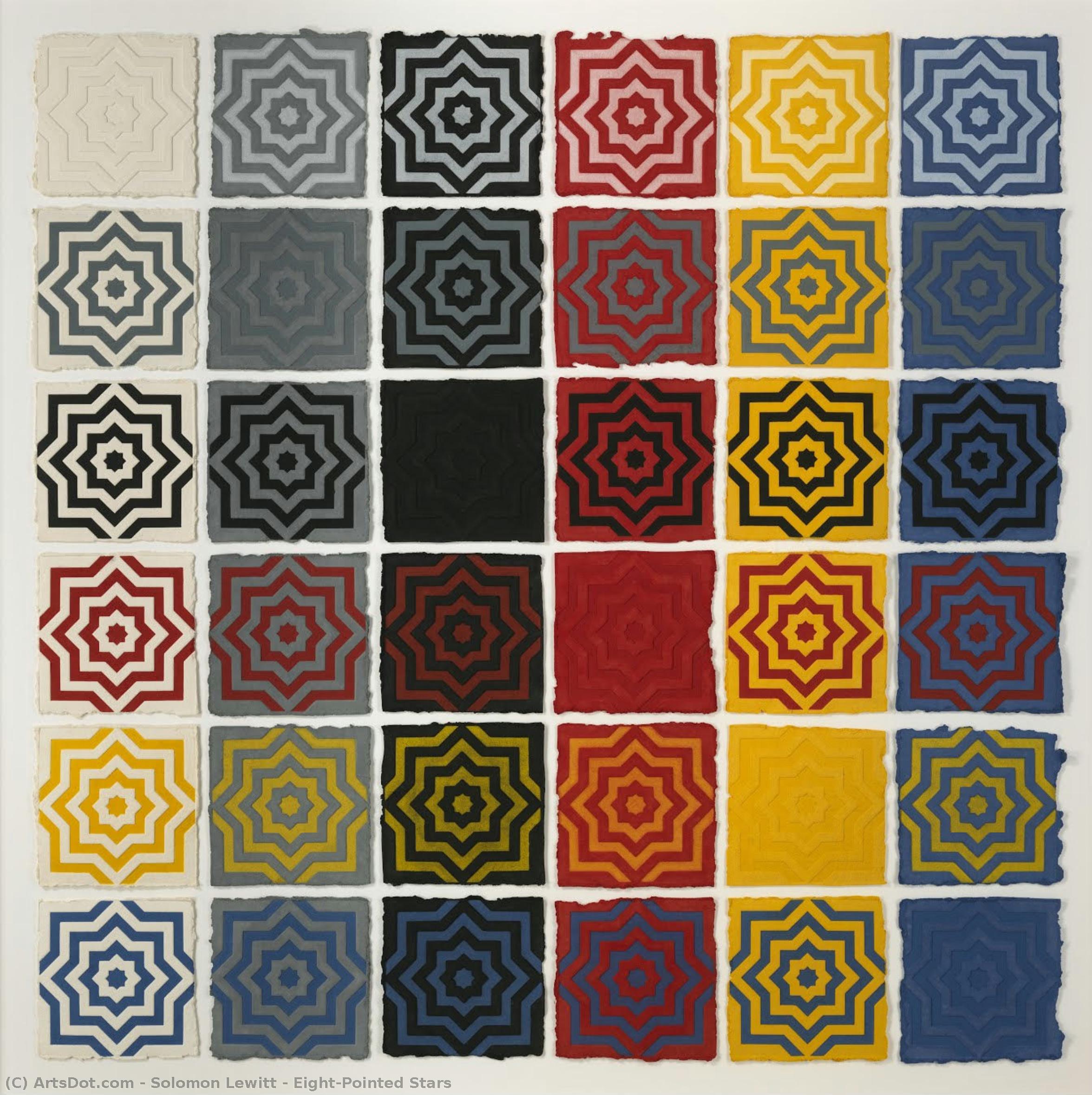 Eight-pointed Stars — Sol Lewitt