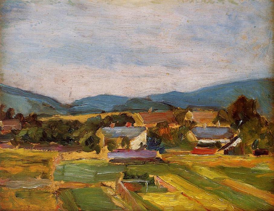 Landschaft In Niederösterreich — Egon Schiele