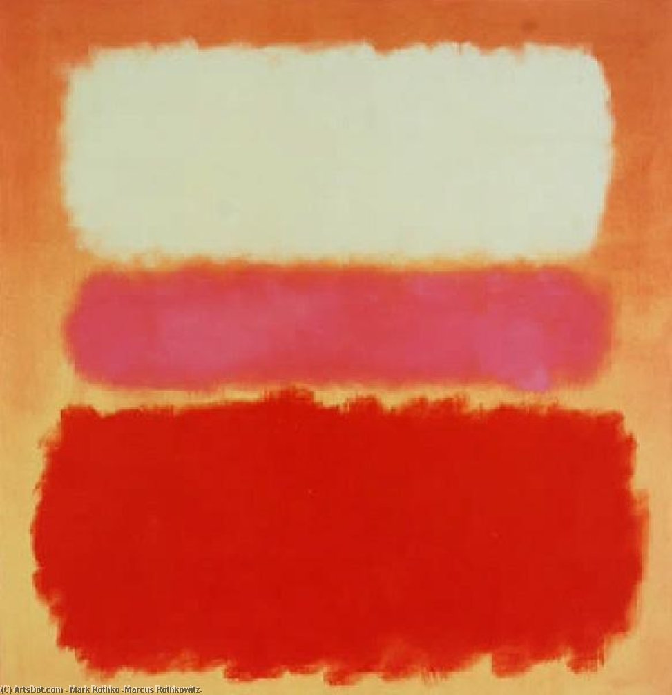 White Cloud Over Purple — Mark Rothko