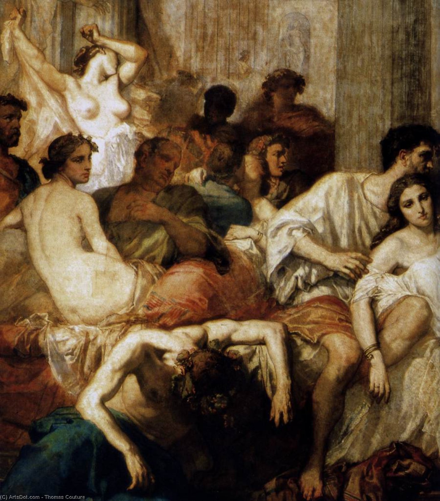 Römer Der Dekadenz (detail) — Thomas Couture