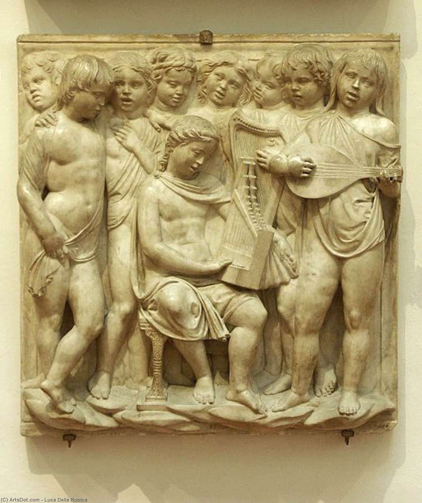 Cantoria: Second Bottom Relief — ルカ・デッラ・ロッビア