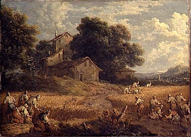 La Moisson — Pierre Salomon Domenchin De Chavanne