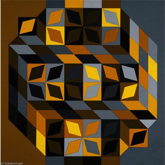Tridim-cristal — Victor Vasarely