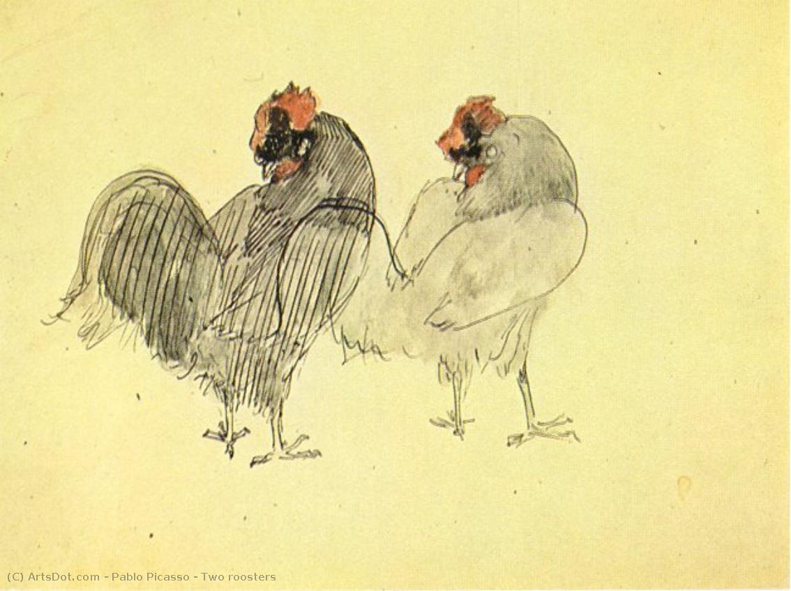Zwei Hahn — Pablo Picasso