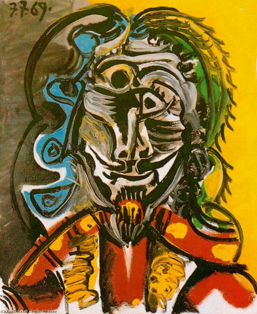 Bildnis Eines Mannes 3 — Pablo Picasso