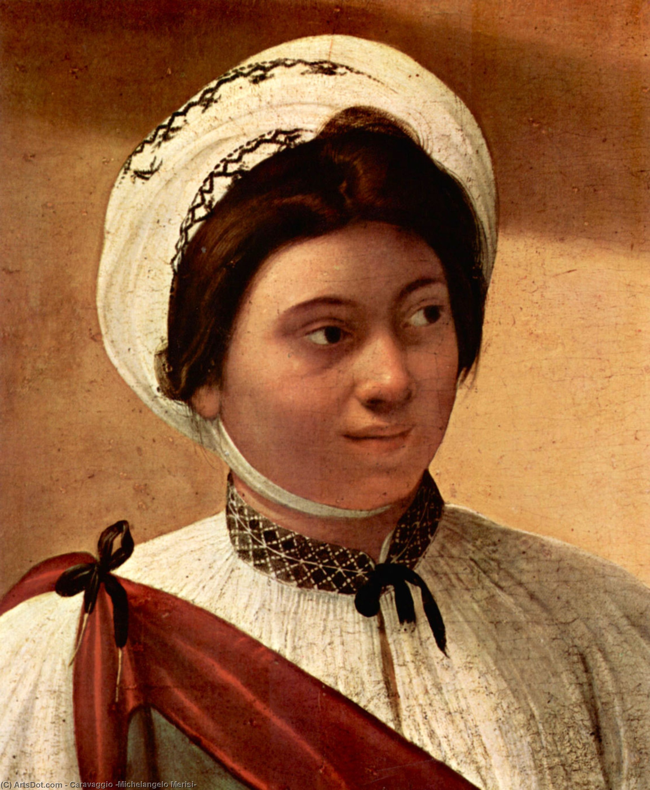 The Fortune Teller (detail) — Caravaggio