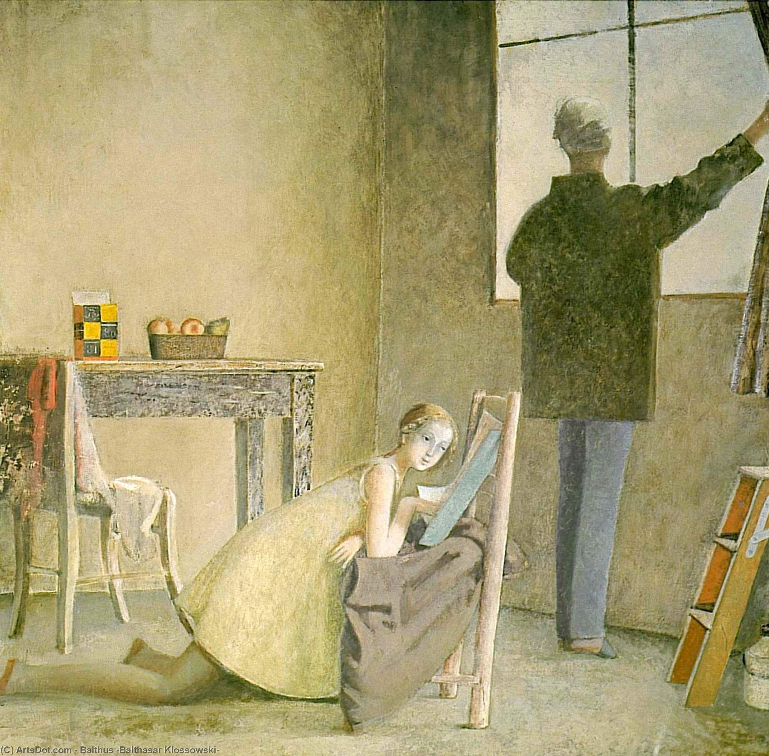 Pintor E Modelo — Balthus