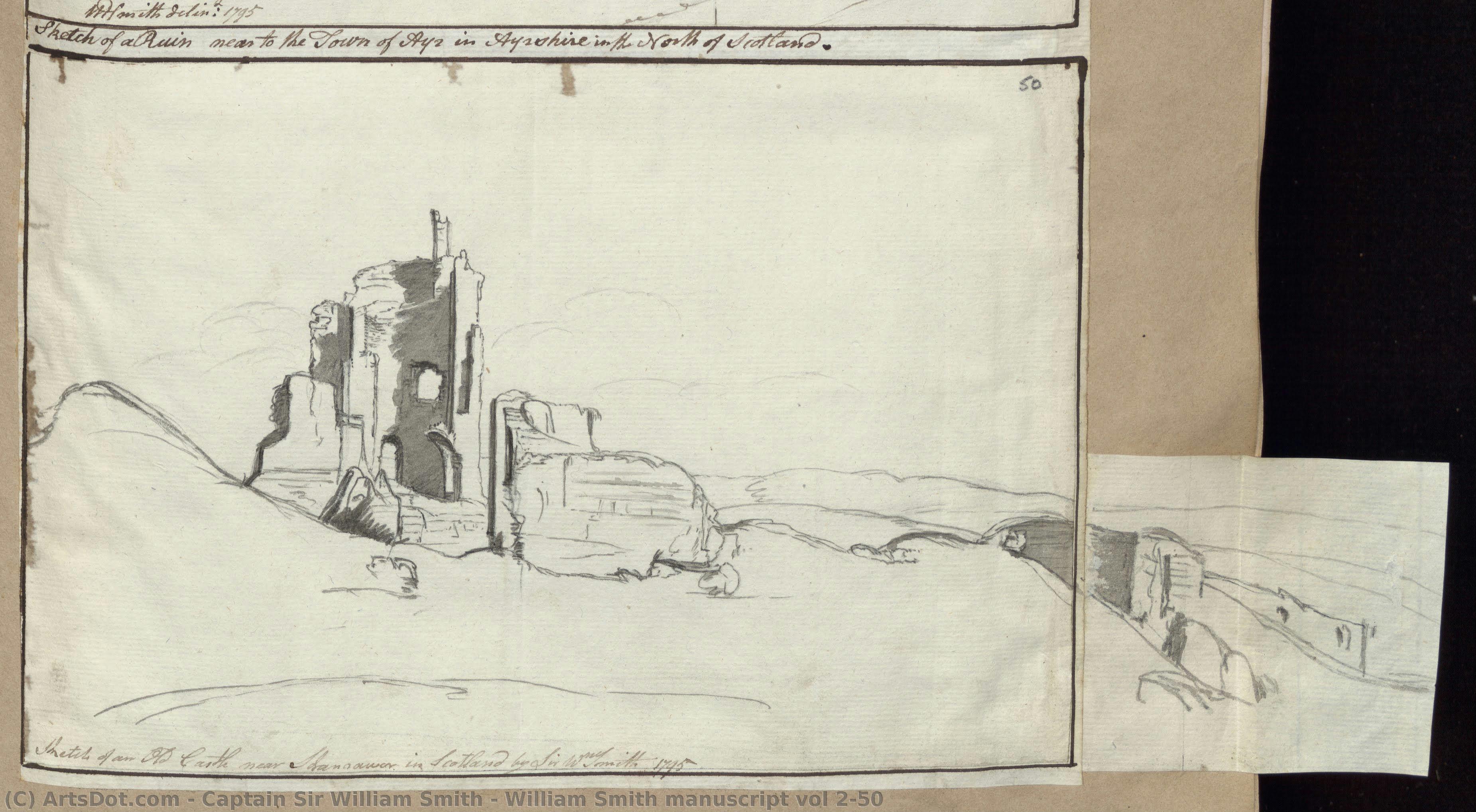 William Smith Manuscript Vol 2/50 — Kapitán Sir William Smith