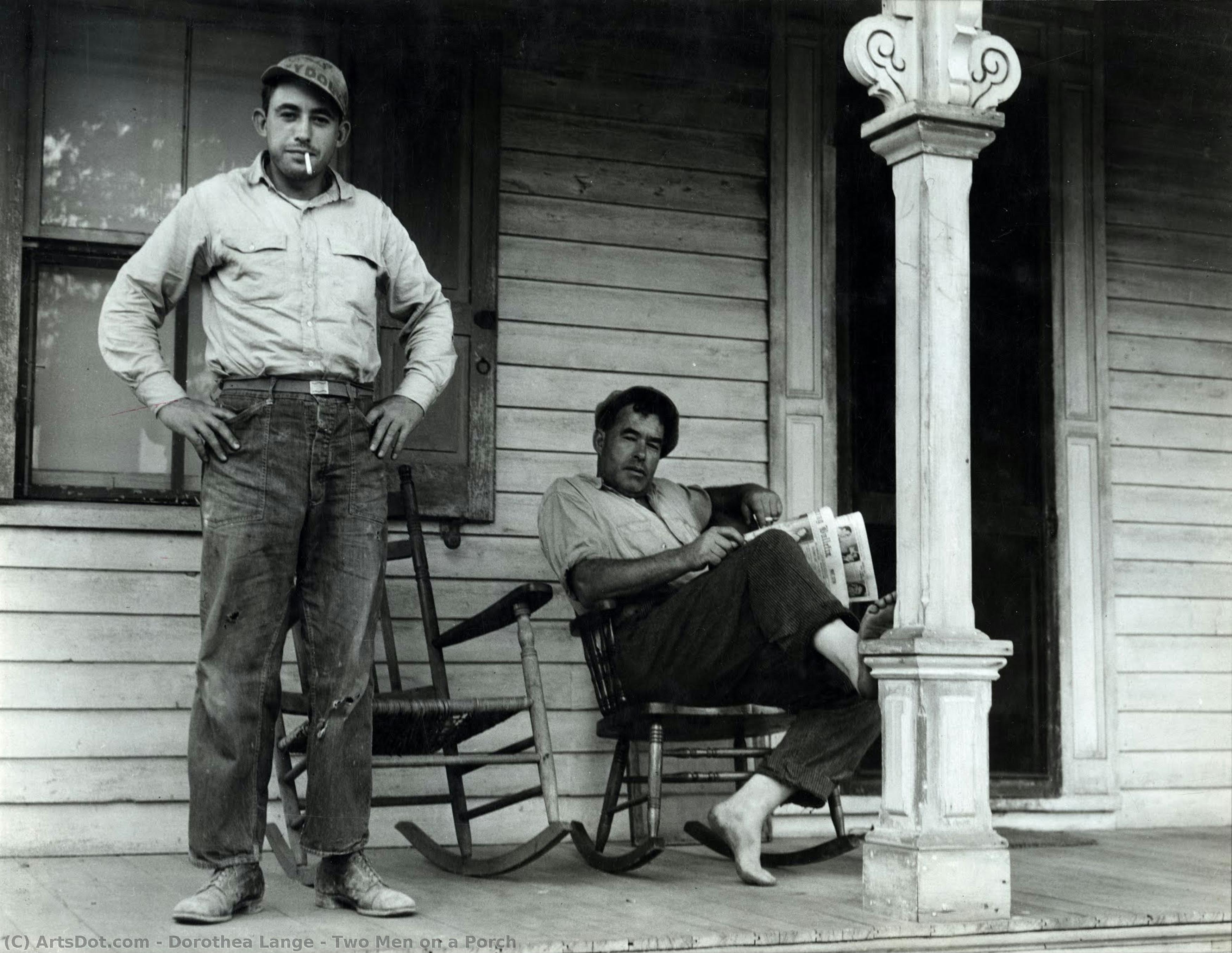 Dvě Osoby Na Verandě — Dorothea Lange
