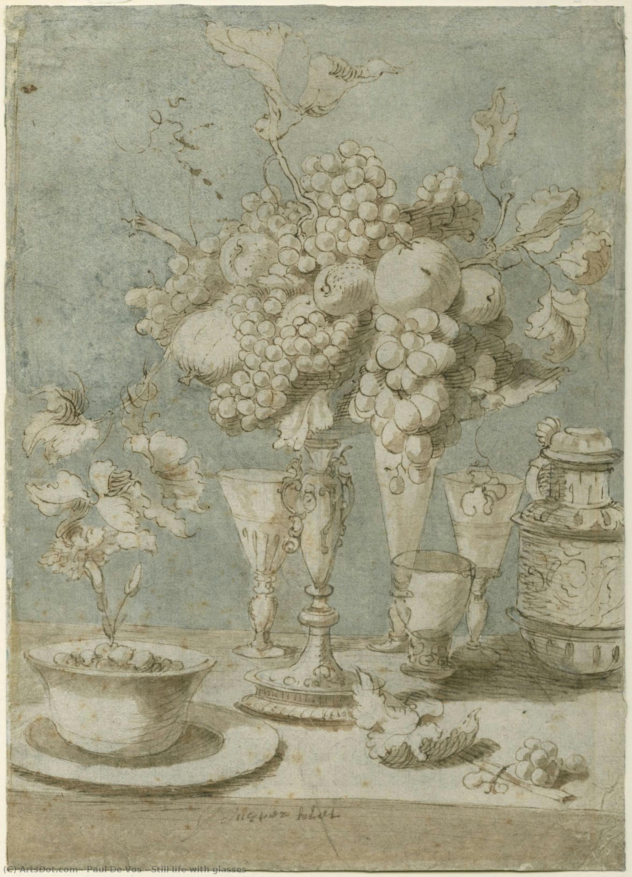 Still Life With Glasses — Paul De Vos