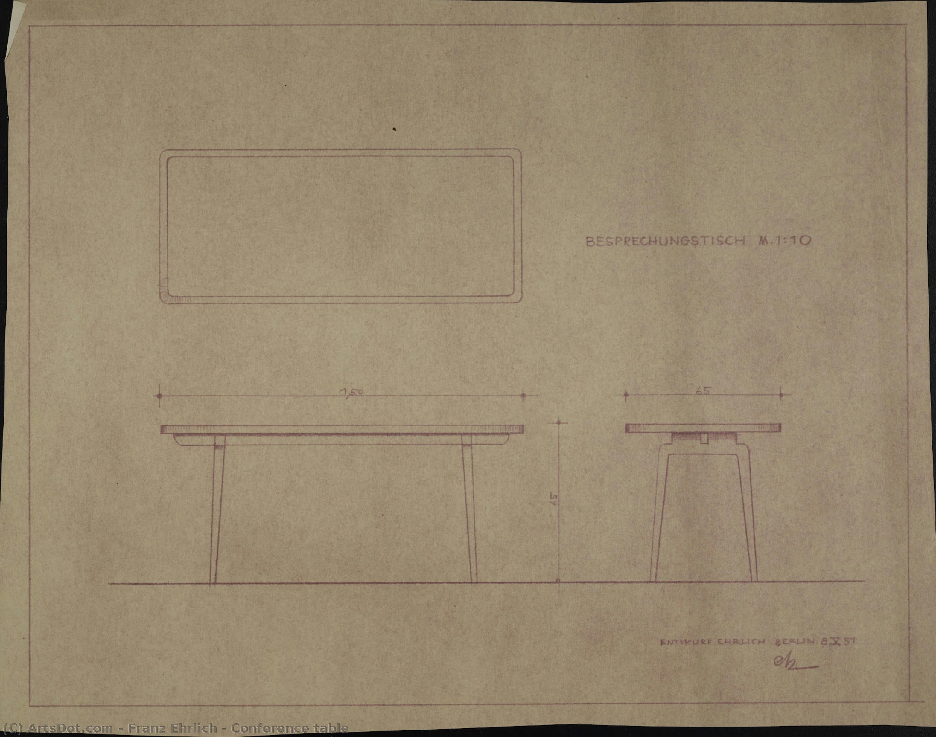 Conference Table — Franz Ehrlich