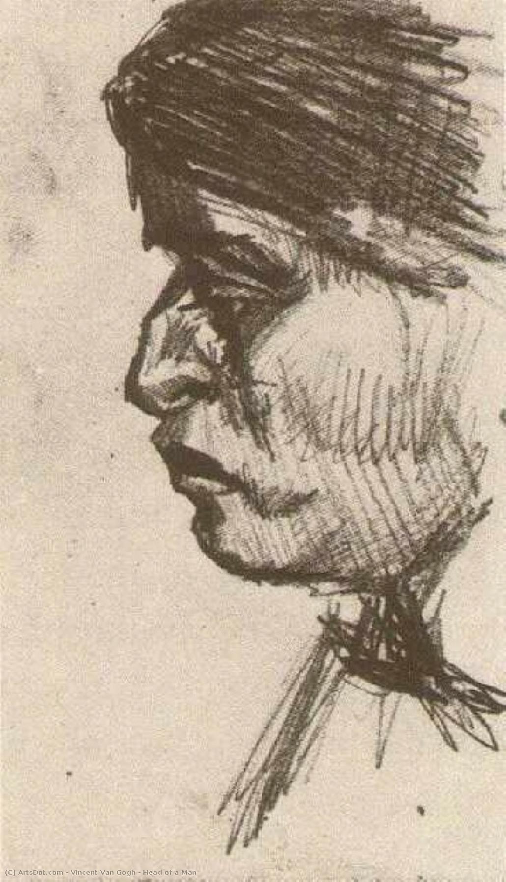 Kopf Eines Mannes — Vincent Willem Van Gogh
