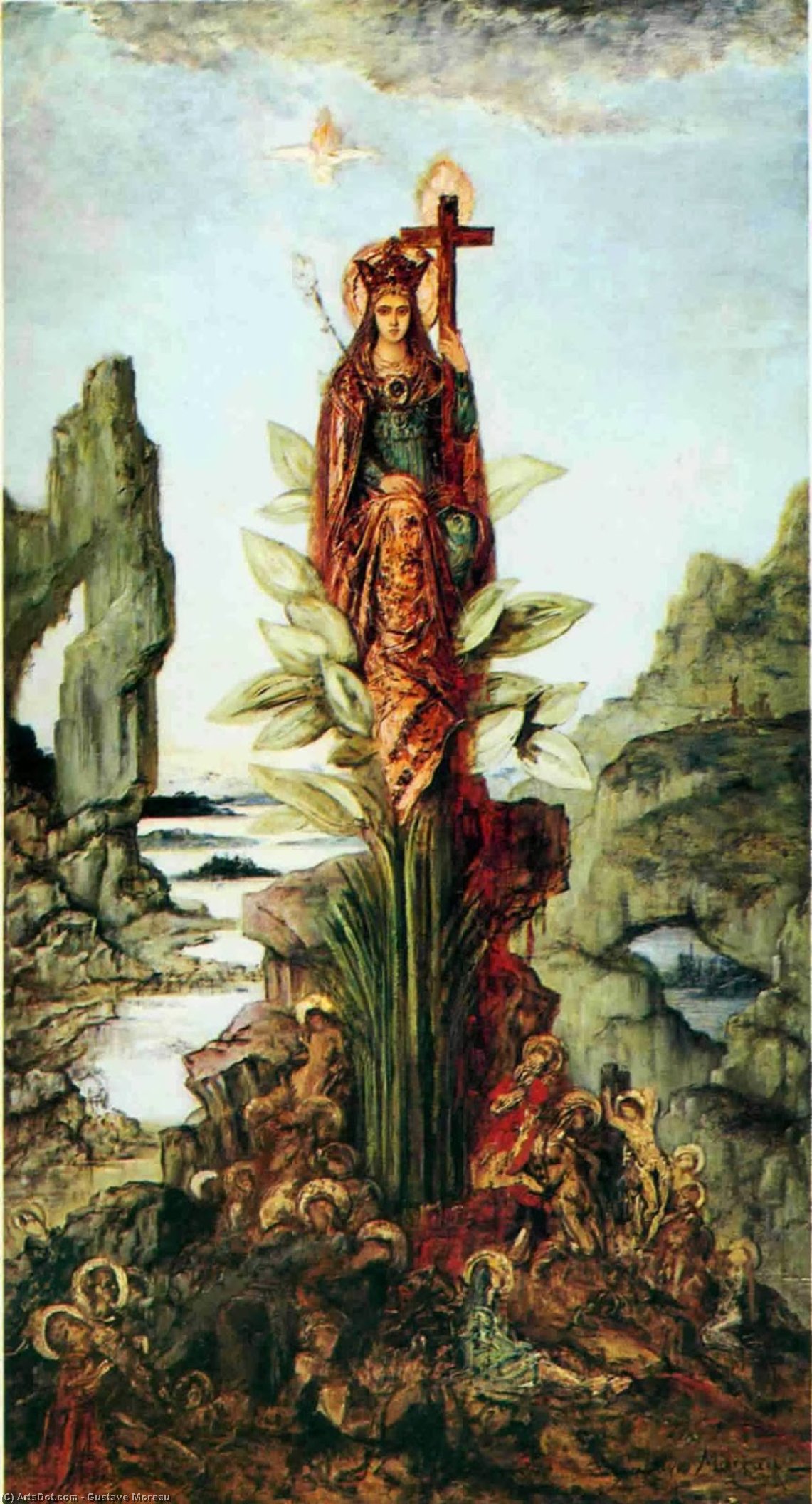 La Flor Mística — Gustave Moreau