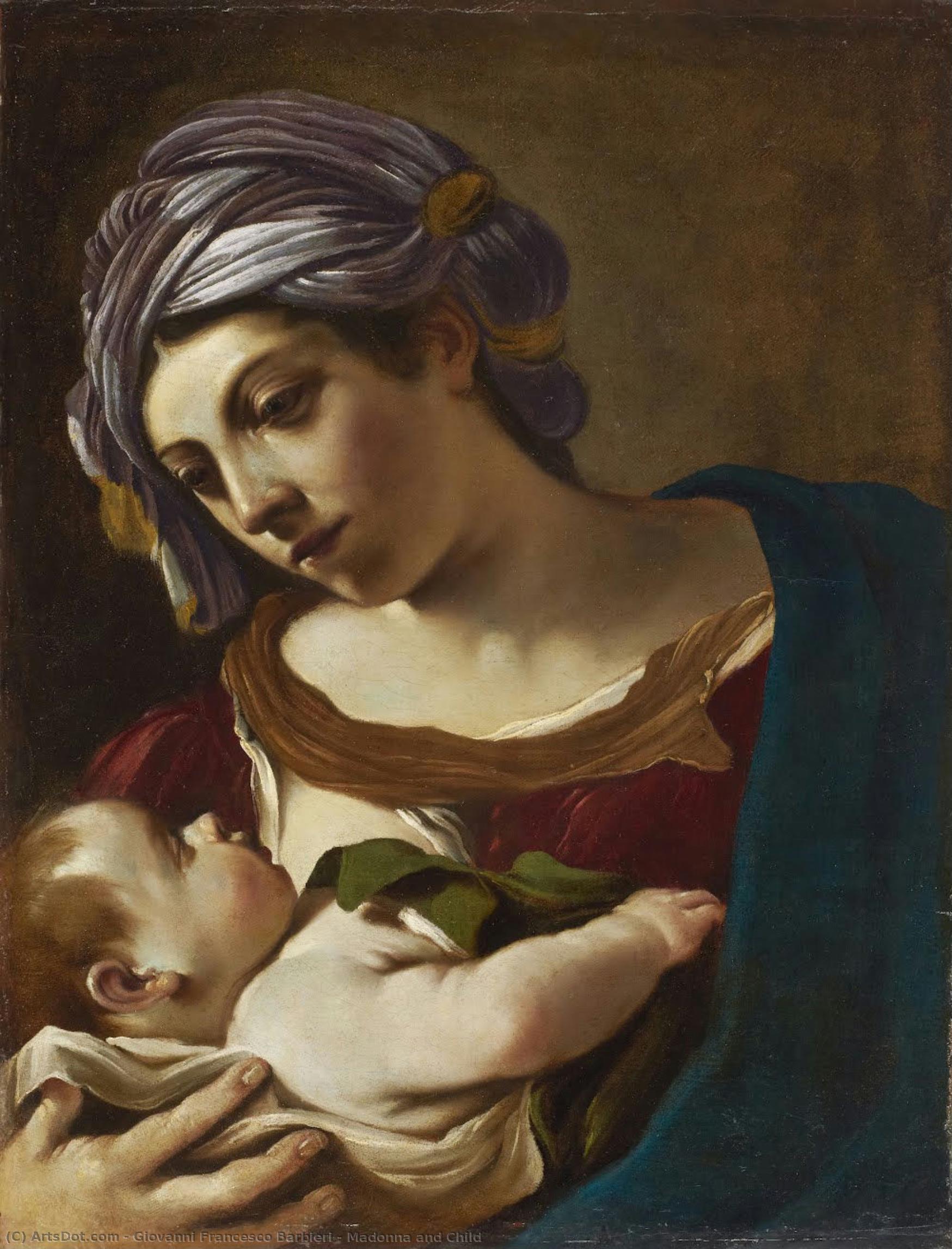 Madonna And Child — Guercino