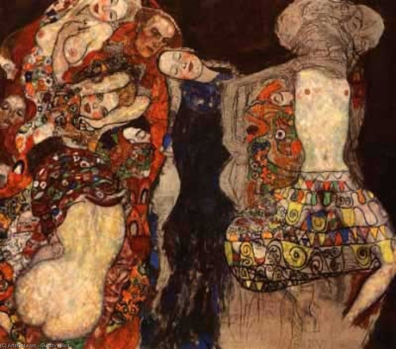 A Noiva (inacabada) — Gustav Klimt