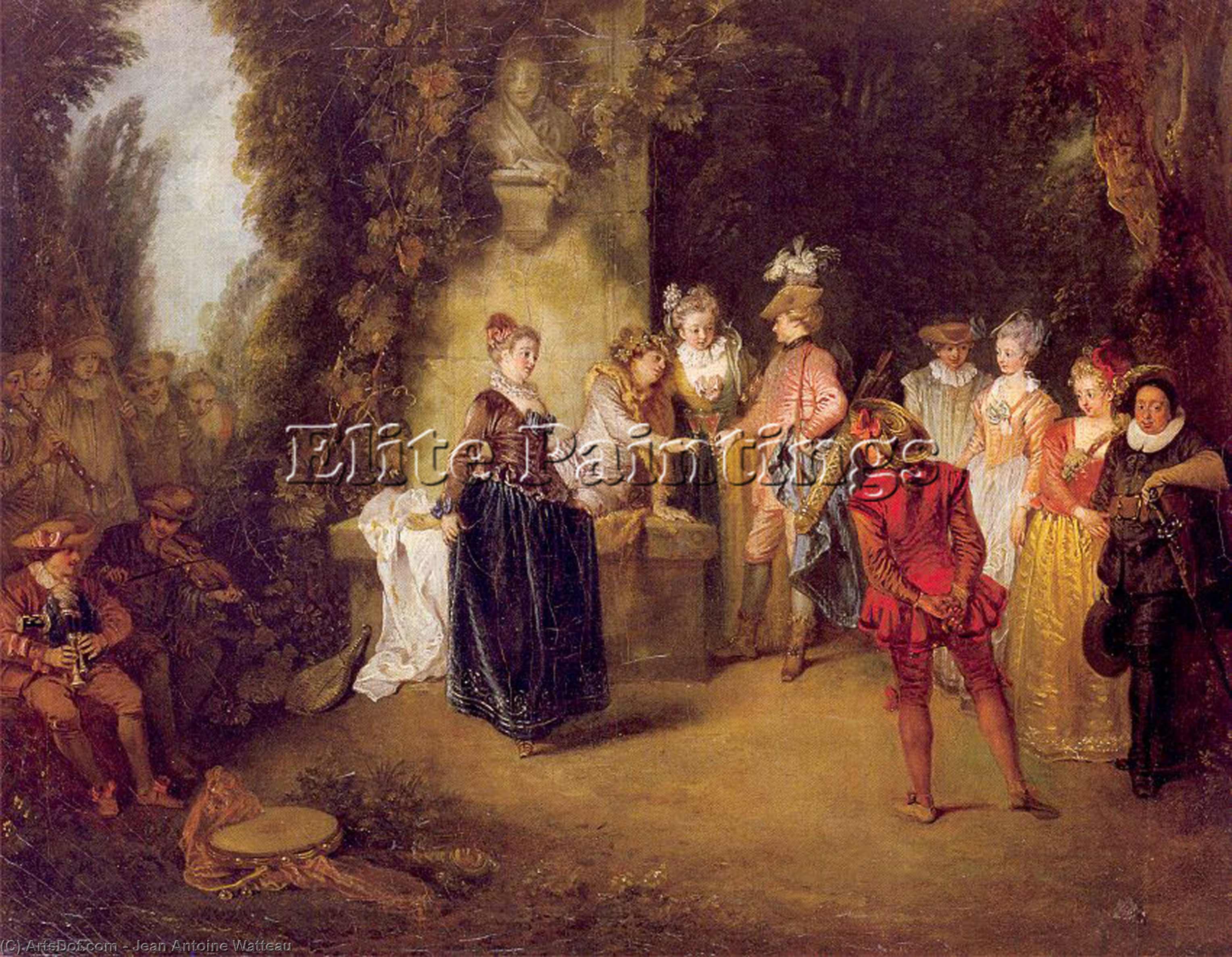 Il Teatro Francese — Jean-antoine Watteau