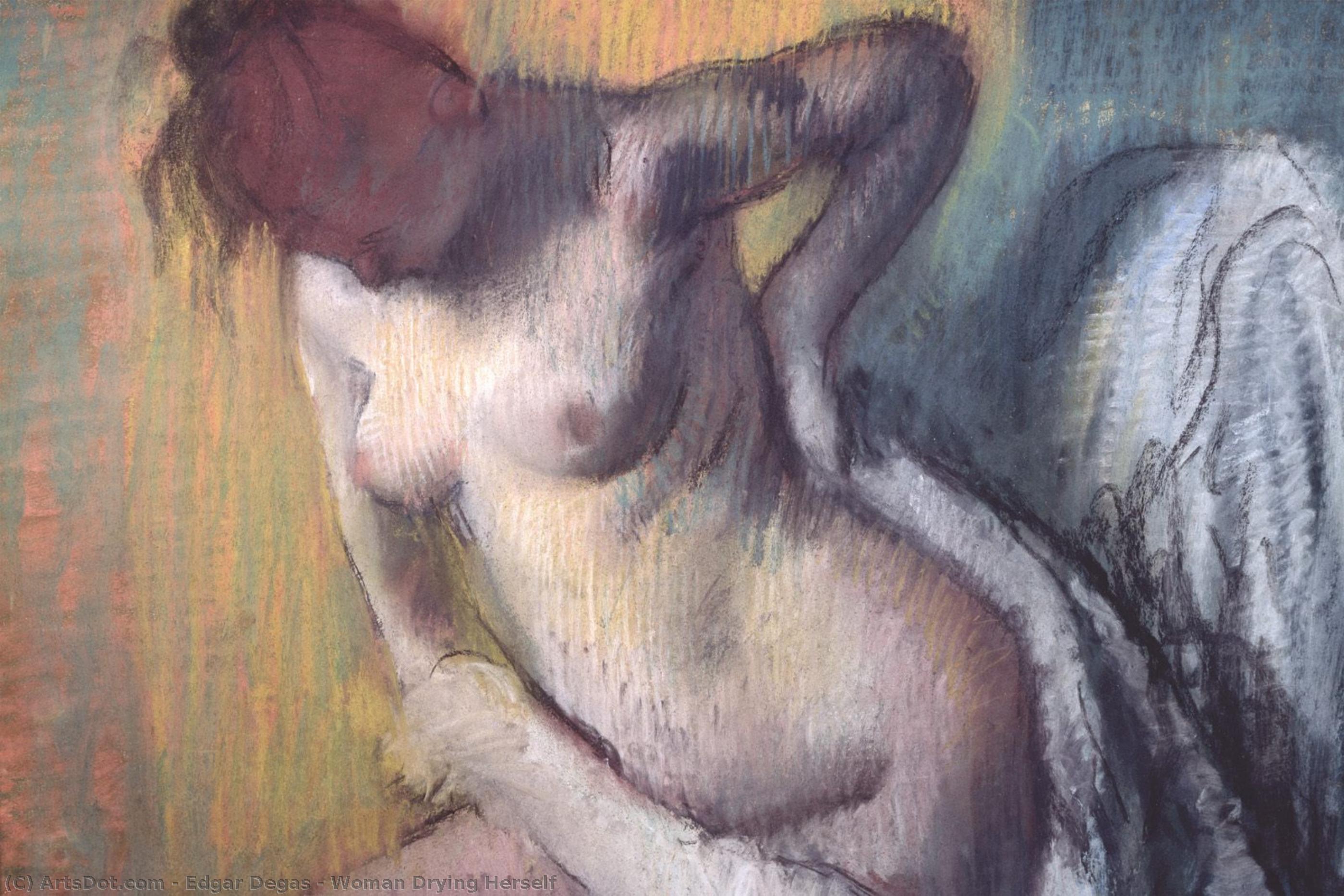 Donna Che Si Asciuga — Hilaire-germain-edgar Degas