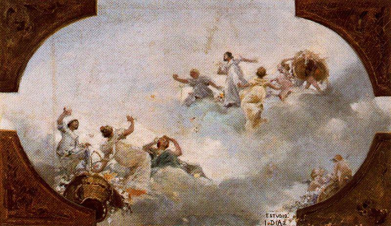 Study For Ceiling Decoration — Ignacio Díaz Olano