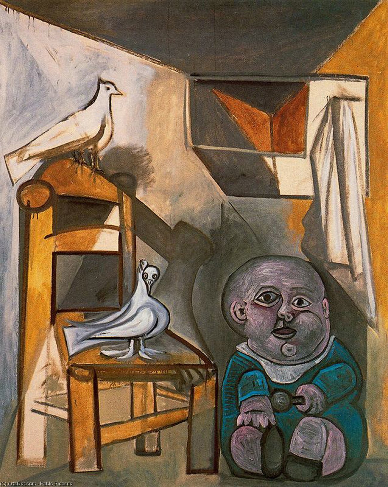 Ein Kind Mit Tauben — Pablo Picasso
