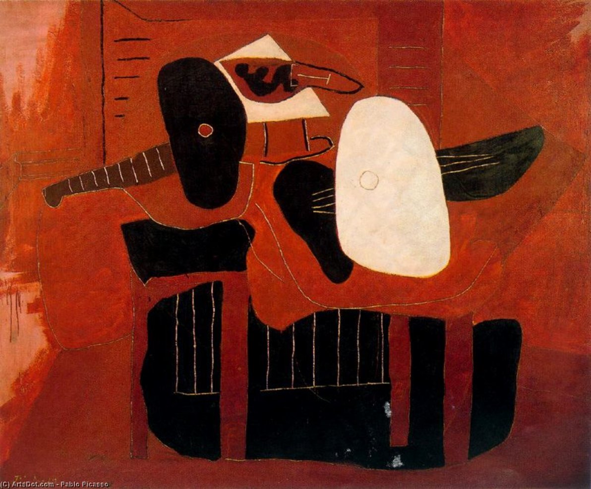 Musical Instruments On A Table — Pablo Picasso