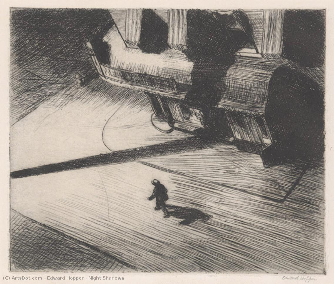 Night Shadows — Edward Hopper