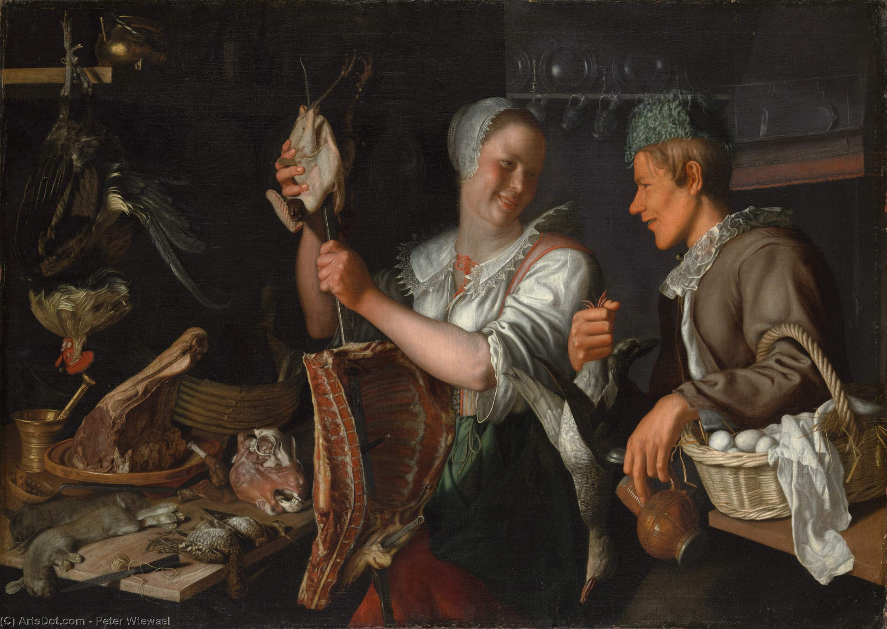 Kitchen Scene — Peter Wtewael