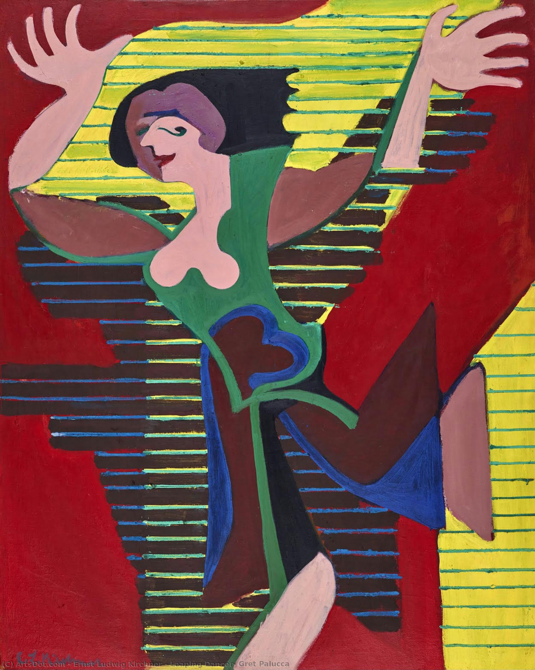 Leaping Dancer, Gret Palucca — Ernst Ludwig Kirchner