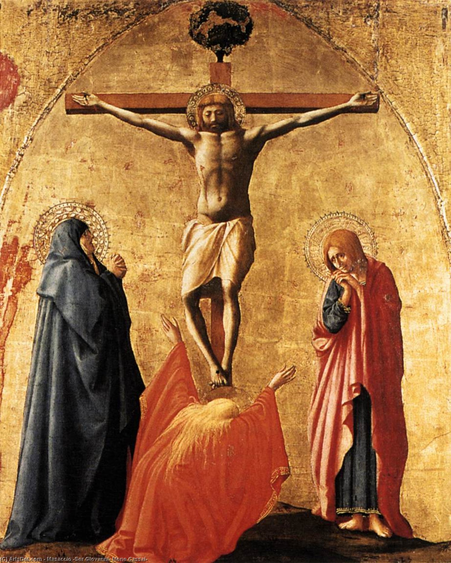 Crucifixion — Masaccio