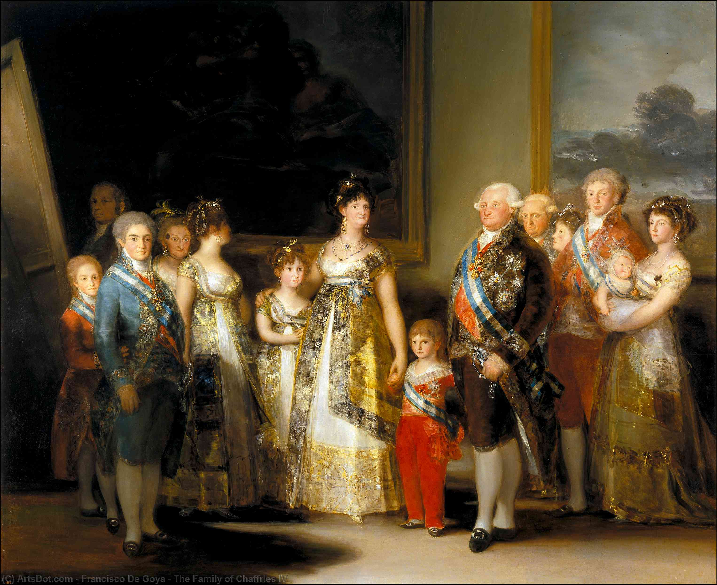 Familien Til Charles Iv — Francisco De Goya