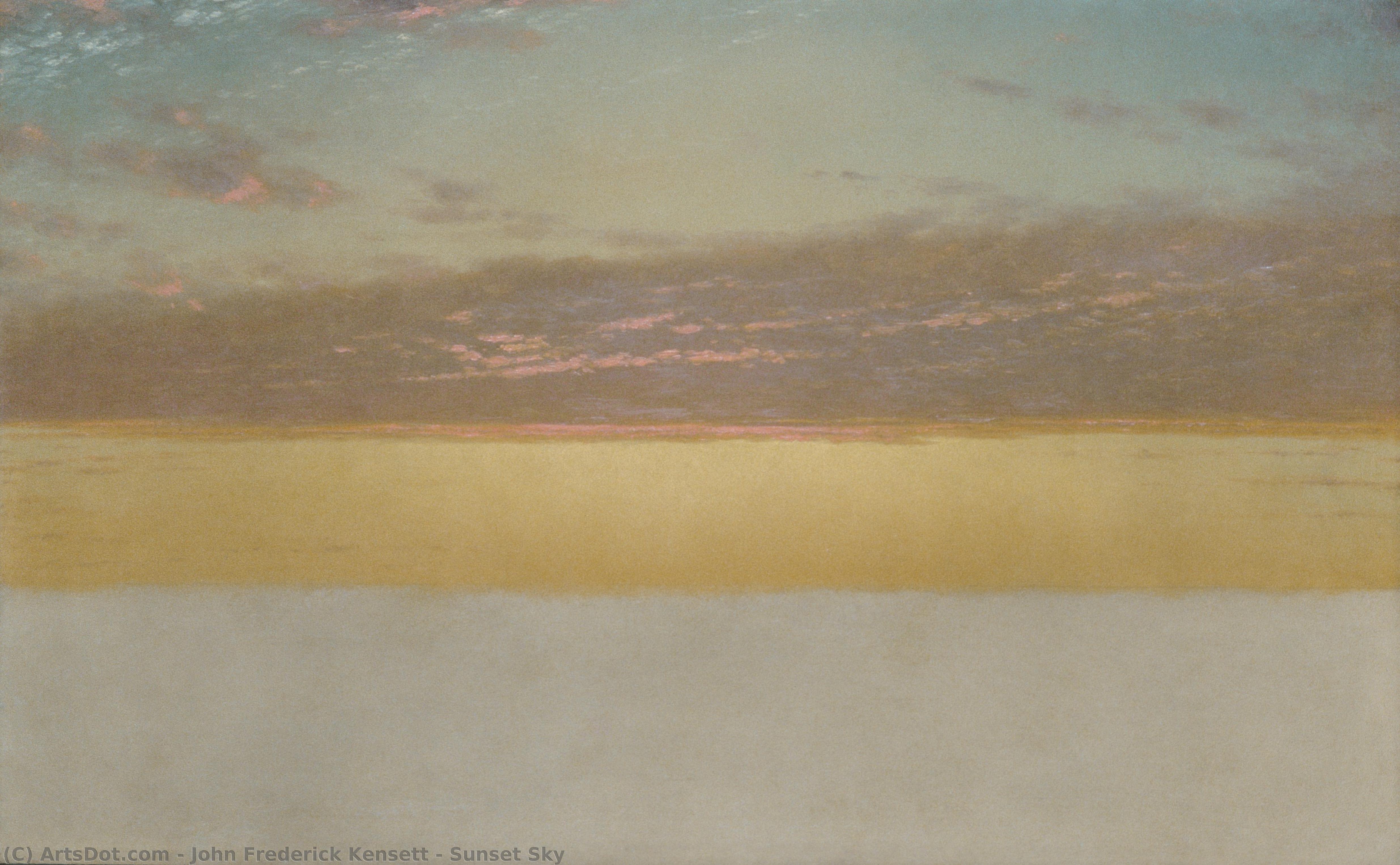 Abendhimmel — John Frederick Kensett