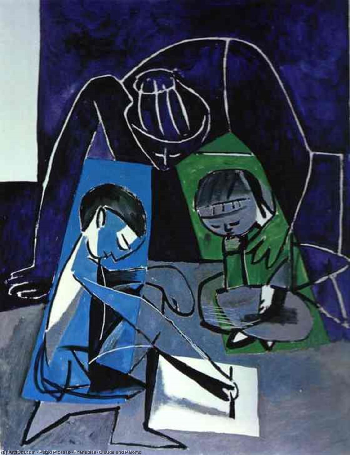 Francesca, Claudio E Paloma — Pablo Picasso