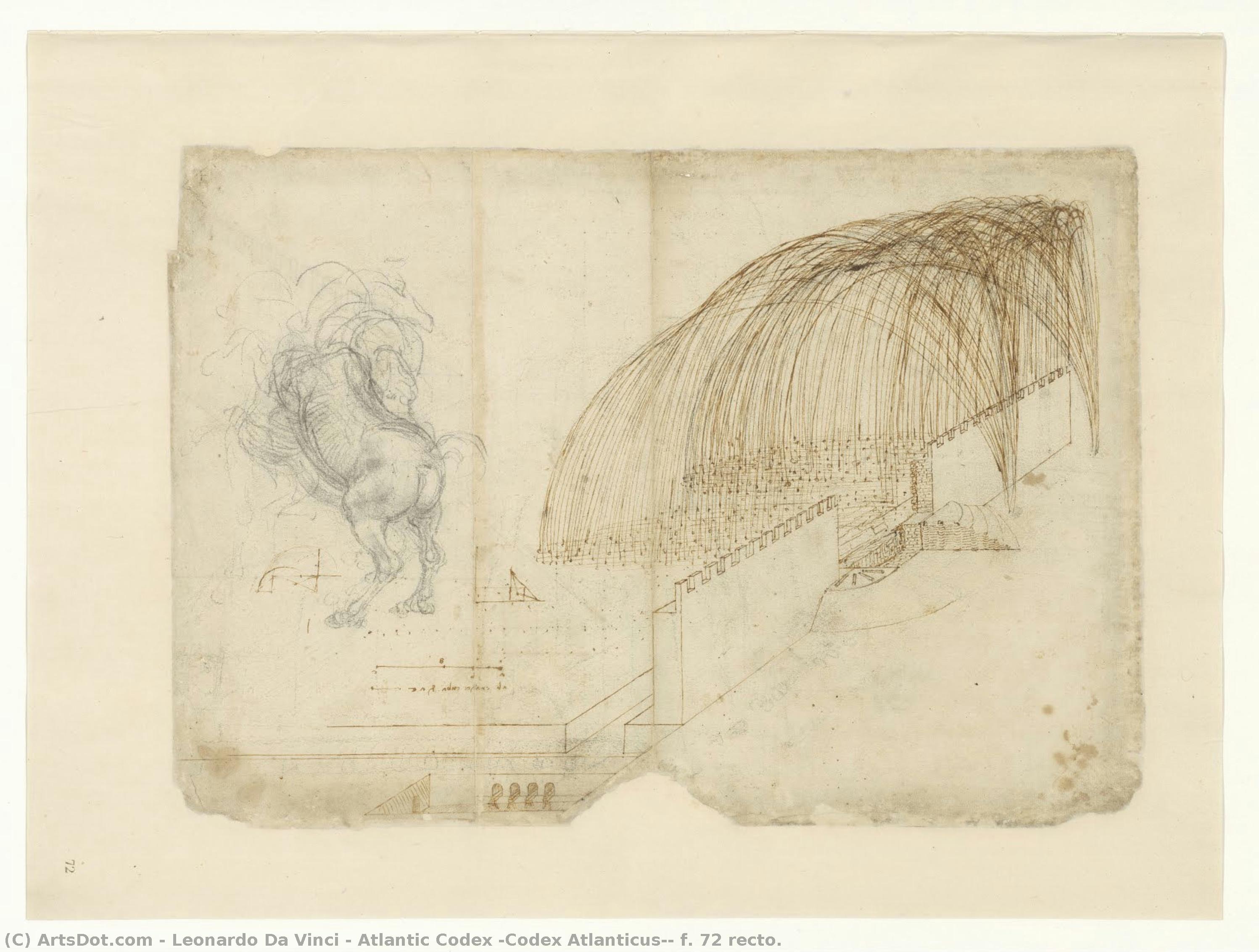 Codice Atlantico, F. 72 Recto. — Leonardo Da Vinci