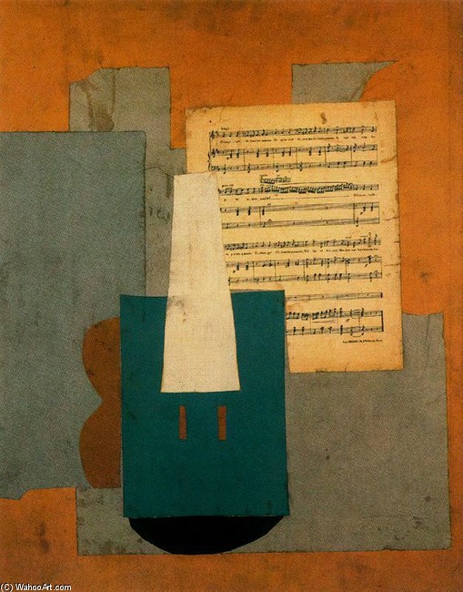 Violino E Partitura — Pablo Picasso