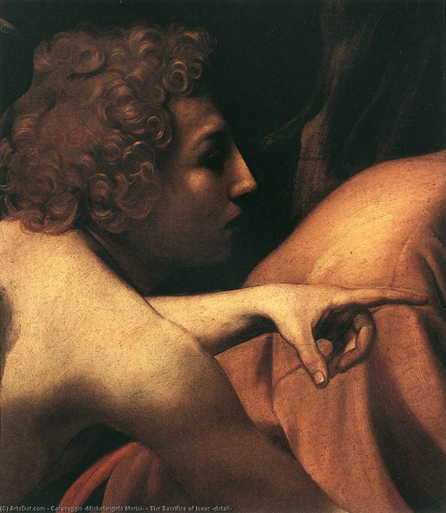 The Sacrifice Of Isaac (detail) — Caravaggio