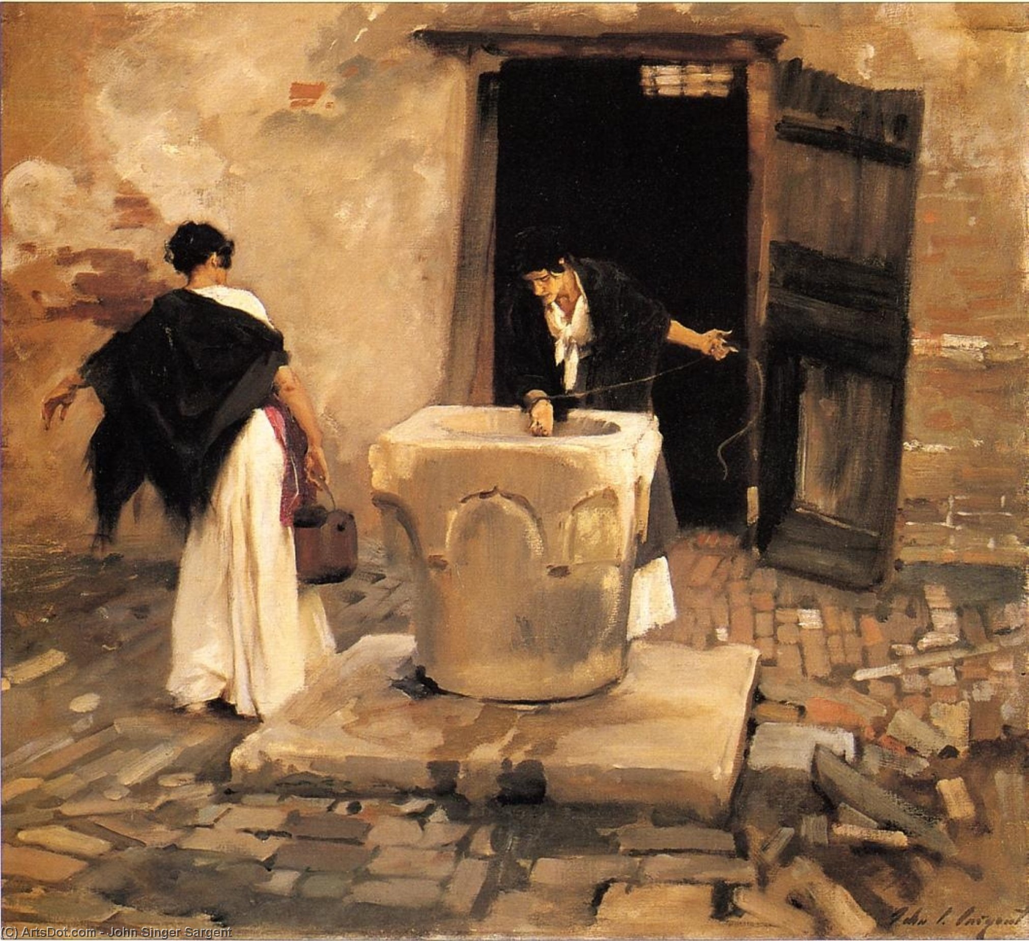 Benetčanski Nosilci Vode — John Singer Sargent