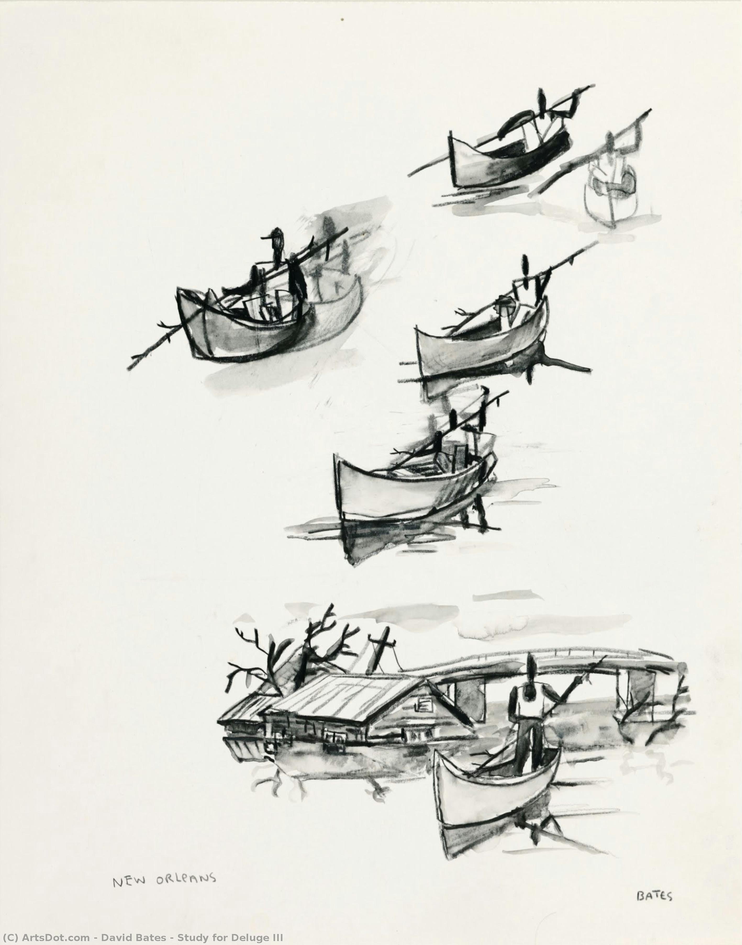 Study For Deluge Iii — David Bates