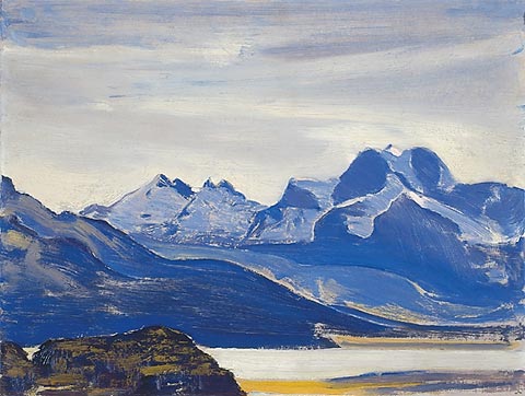 Alps (study) — Nicholas Roerich
