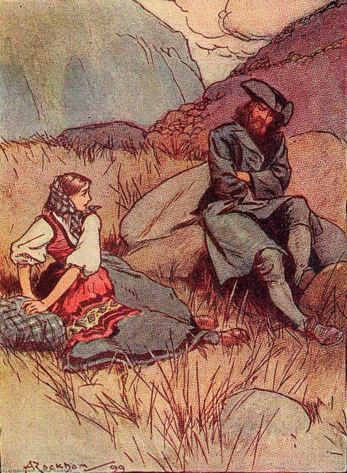 No Other Than The Mountain-demon — Arthur Rackham