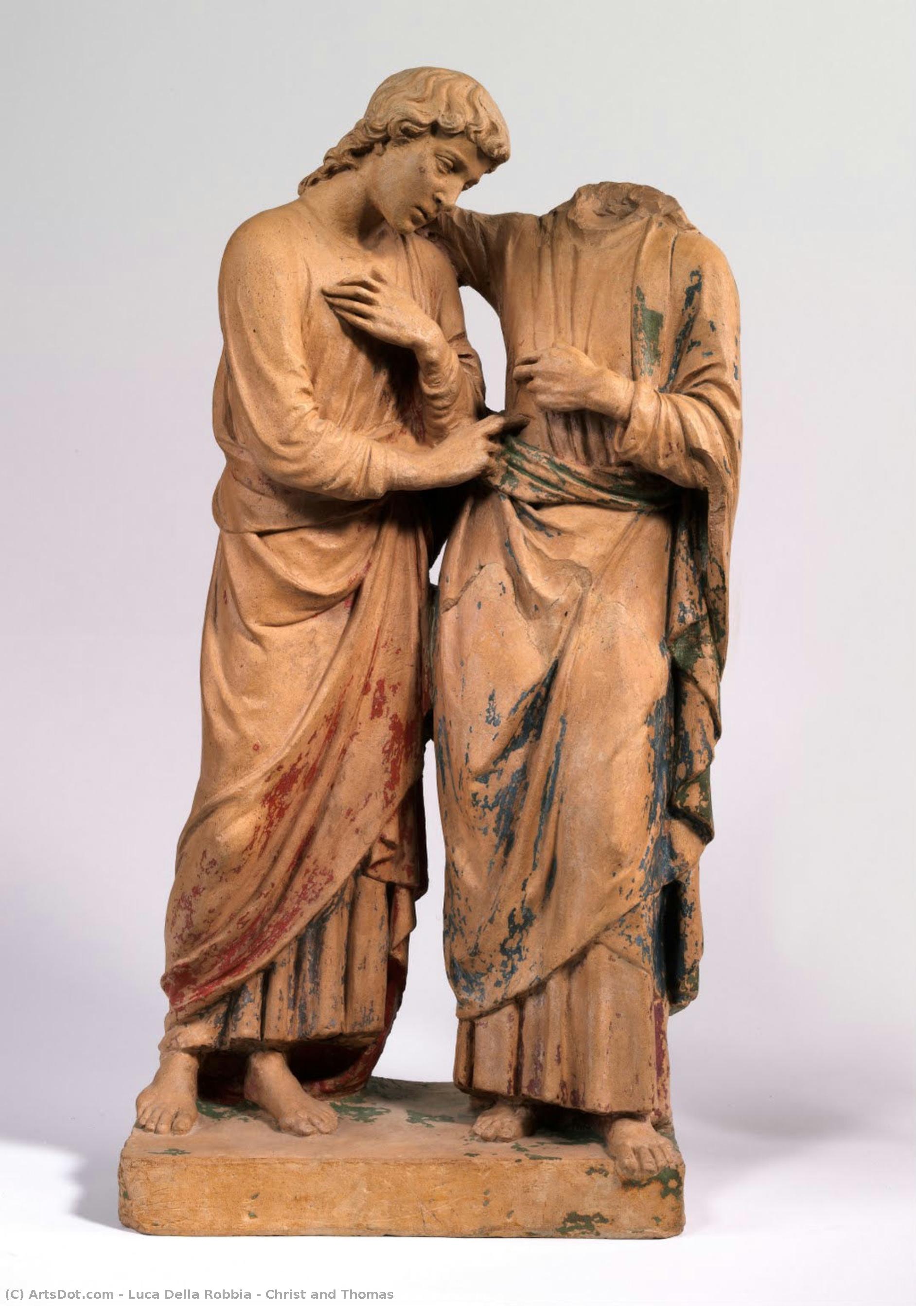 Cristo E Tommaso — Luca Della Robbia