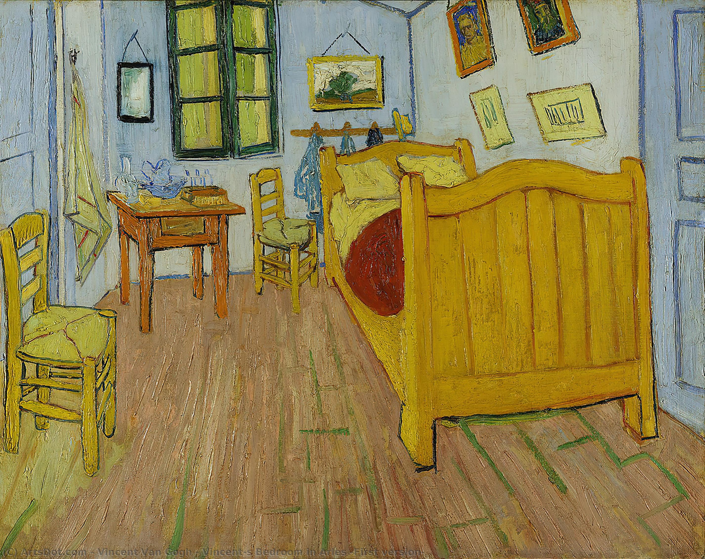 Van Gogh's Bedroom In Arles (first Version) — Vincent Willem Van Gogh